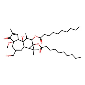 4-O-methyl-phorbol-12,13-didecanoate structure