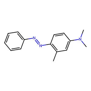 4-(Dimethylamino)-2-methylazobenzene structure