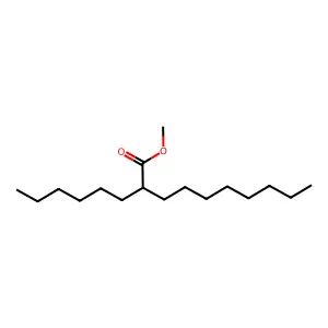 Methyl 2-hexyldecanoate structure