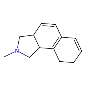 2H-Benz(e)isoindoline, 3a,4,5,9b-tetrahydro-2-methyl-, (Z)- structure