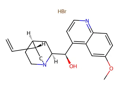 Quinine (Hydrobromide) structure