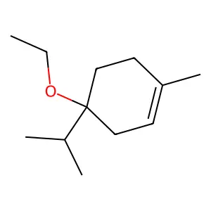Cyclohexene, 4-ethoxy-1-methyl-4-(1-methylethyl)- structure
