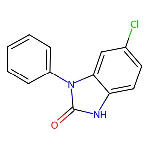2H-Benzimidazol-2-one, 1,3-dihydro-6-chloro-1-phenyl- structure
