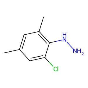 (2-Chloro-4,6-dimethylphenyl)hydrazine structure