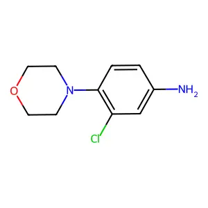 3-Chloro-4-morpholinoaniline structure