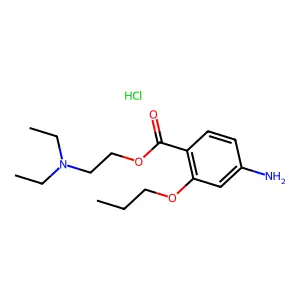 Propoxycaine Hydrochloride structure
