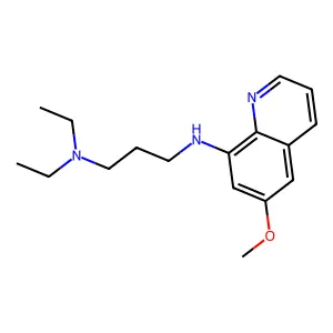 6-Methoxy-8-(3-diethylaminopropylamino)quinoline structure