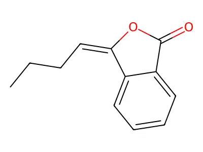 1(3H)-Isobenzofuranone, 3-butylidene- structure