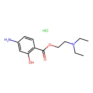 Oxyprocaine hydrochloride structure