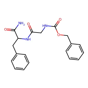 Carbobenzoxyglycylphenylalanine amide structure
