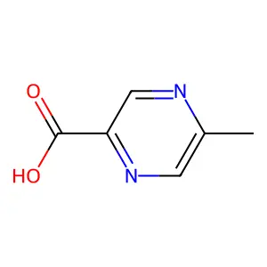 5-Methyl-2-pyrazinecarboxylic acid structure