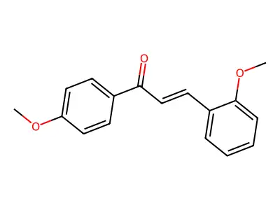 3-(2-Methoxyphenyl)-1-(4-methoxyphenyl)prop-2-en-1-one structure