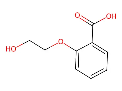2-(2-Hydroxyethoxy)benzoic acid structure