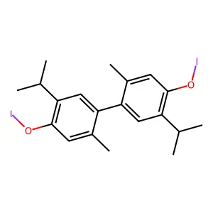 Thymol Iodide structure