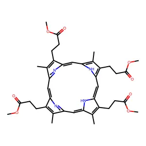 Coproporphyrin III tetramethyl ester structure
