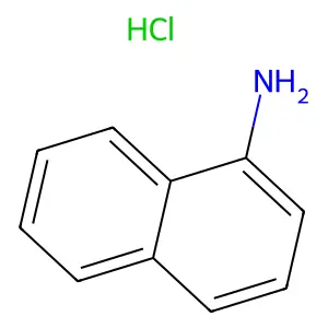 1-Naphthalenamine, hydrochloride (1:1) structure