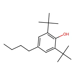 Phenol, 4-butyl-2,6-bis(1,1-dimethylethyl)- structure