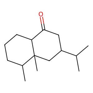 4a,5-Dimethyl-3-propan-2-yl-2,3,4,5,6,7,8,8a-octahydronaphthalen-1-one structure