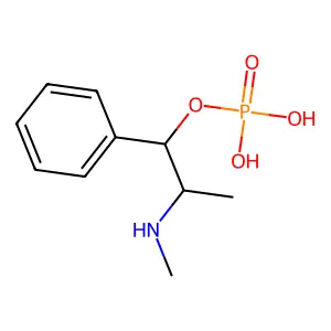 Ephedrine phosphate structure