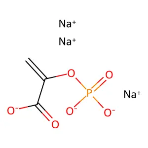Trisodium 2-phosphonatoacrylate structure