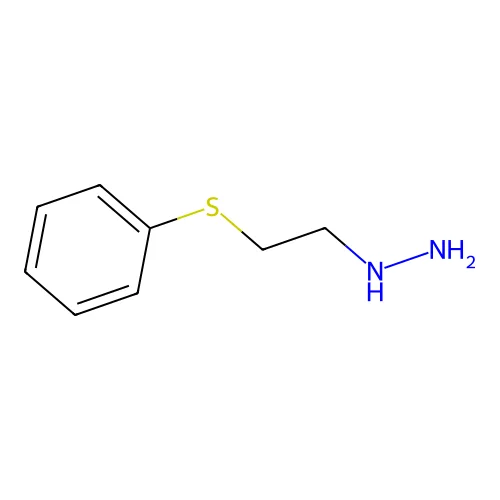2-Phenylsulfanylethylhydrazine structure