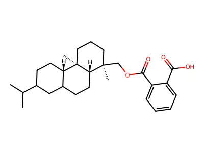 Dihydroabietyl alcohol, phthalic anhydride ester structure