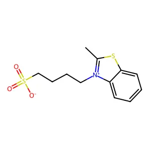 benzothiazolium, 2-methyl-3-(4-sulfobutyl)-, inner salt structure
