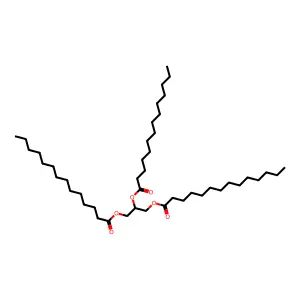 Trimyristin structure