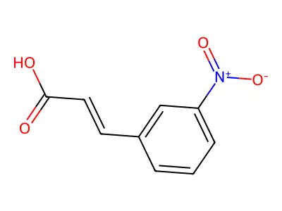 2-Propenoic acid, 3-(3-nitrophenyl)- structure
