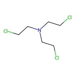 Tris(2-chloroethyl)amine structure