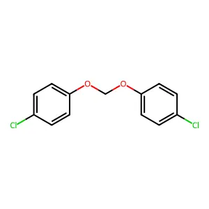 Bis(p-chlorophenoxy)methane structure