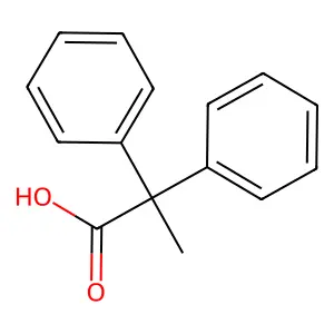 2,2-Diphenylpropionic acid structure