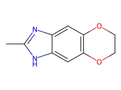 5-Methyl-10,13-dioxa-4,6-diazatricyclo[7.4.0.0,3,7]trideca-1(9),2,4,7-tetraene structure