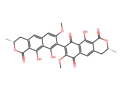 Viomellein structure