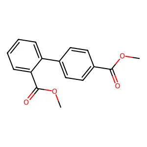 (1,1'-Biphenyl)-2,4'-dicarboxylic acid, 2,4'-dimethyl ester structure