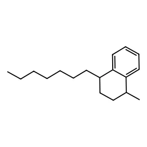 1-Heptyl-1,2,3,4-tetrahydro-4-methylnaphthalene structure