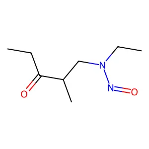 4-(Ethylnitrosoamino)-4-methylpentan-2-one structure