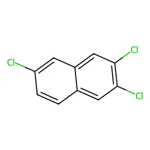 Naphthalene, 2,3,6-trichloro- structure