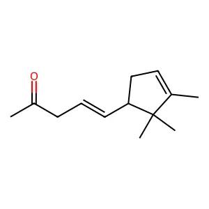 4-Penten-2-one, 5-(2,2,3-trimethyl-3-cyclopenten-1-yl)- structure