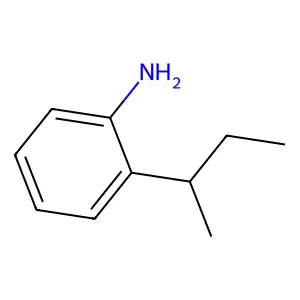 Benzenamine, 2-(1-methylpropyl)- structure