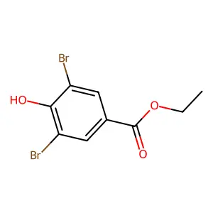 Benzoic acid, 3,5-dibromo-4-hydroxy-, ethyl ester structure