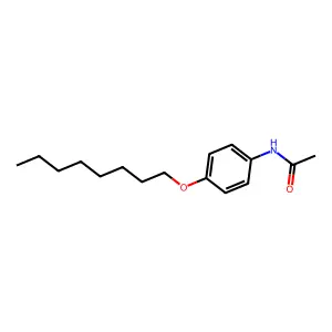 Acetamide, N-[4-(octyloxy)phenyl]- structure