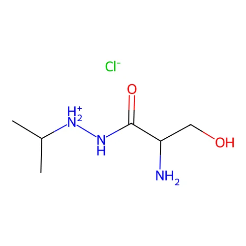 2-Amino-3-hydroxy-N-(propan-2-yl)propanehydrazonic acid--hydrogen chloride (1/1) structure
