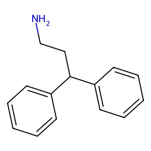 3,3-Diphenylpropylamine structure