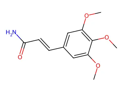 3-(3,4,5-Trimethoxyphenyl)prop-2-enamide structure