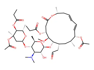 midecamycin acetate structure