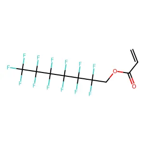 2,2,3,3,4,4,5,5,6,6,7,7,7-Tridecafluoroheptyl 2-propenoate structure