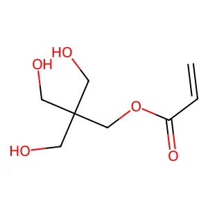 2-Propenoic acid, 3-hydroxy-2,2-bis(hydroxymethyl)propyl ester structure