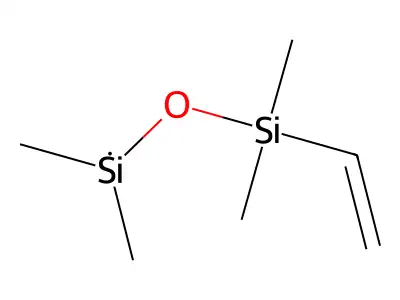 Dimethylsilyloxy-ethenyl-dimethylsilane structure
