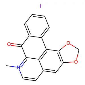 Liriodenine methiodide structure
